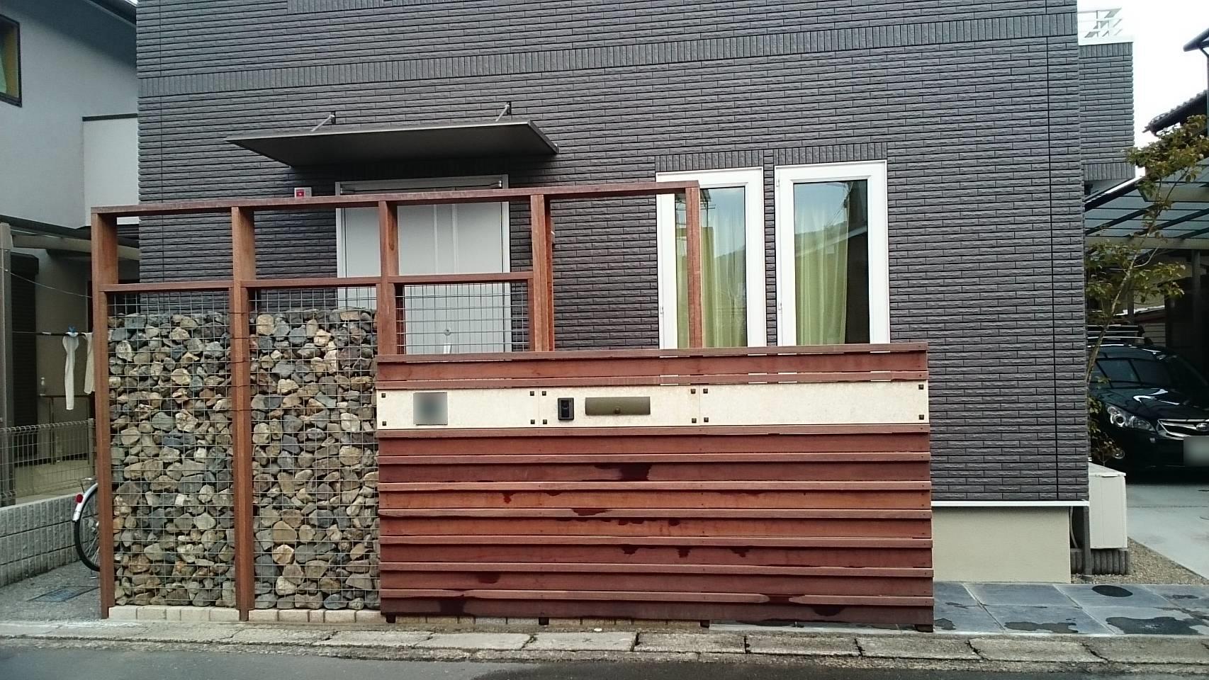 施工事例 S邸の外構工事 玄関 Smile 碧樹